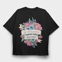 Watercolor Flowers Mother, Tricou Oversize Barbati (Unisex)