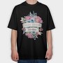 Watercolor Flowers Mother, Tricou Oversize Barbati (Unisex)