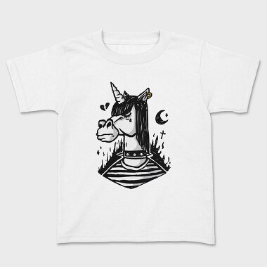 Tricou Copii, Emo Unicorn