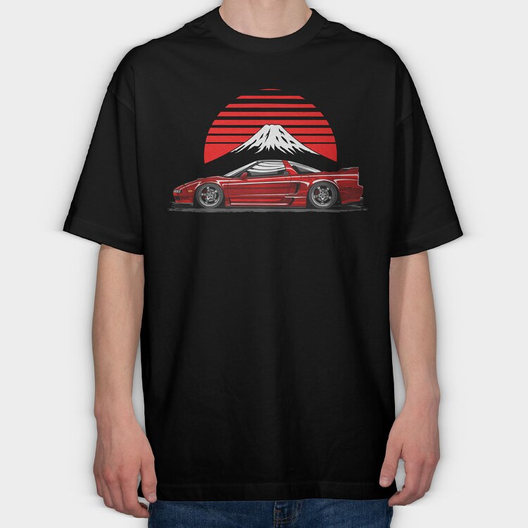 NSX Side, Tricou Oversize Barbati (Unisex)