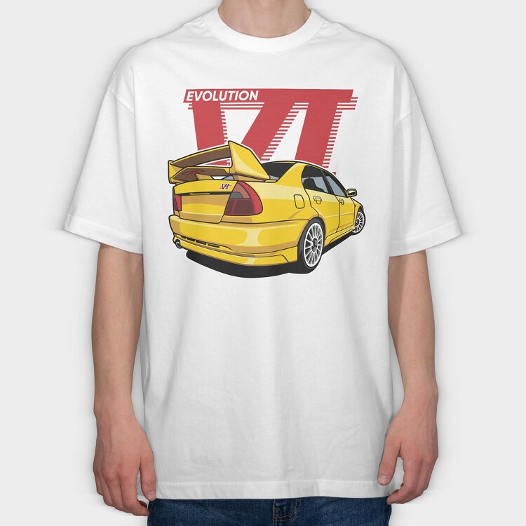 EVO 6, Tricou Oversize Barbati (Unisex)