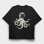 Saint Octapus, Tricou Oversize Barbati (Unisex)