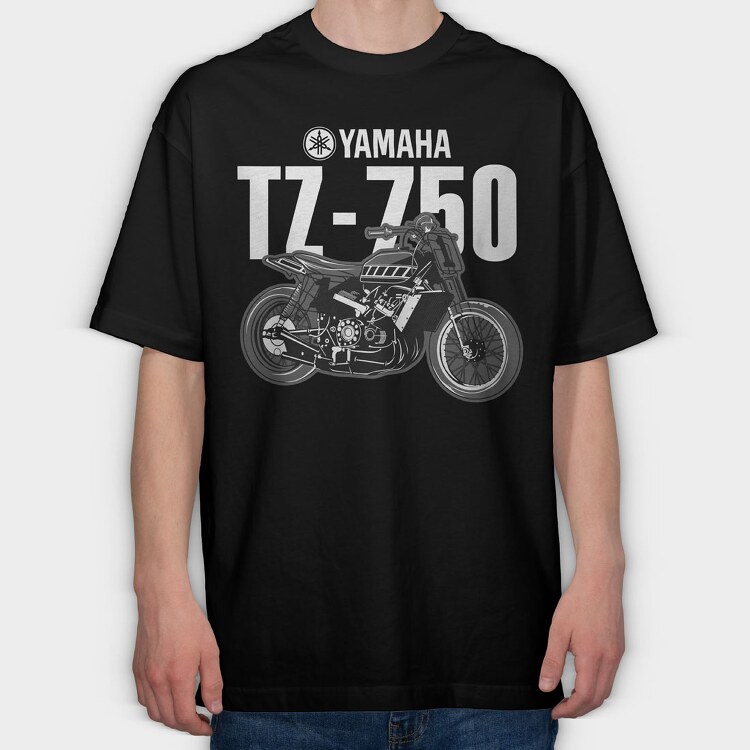 TZ 750, Tricou Oversize Barbati (Unisex)