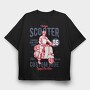 Vintage Scooter, Tricou Oversize Barbati (Unisex)