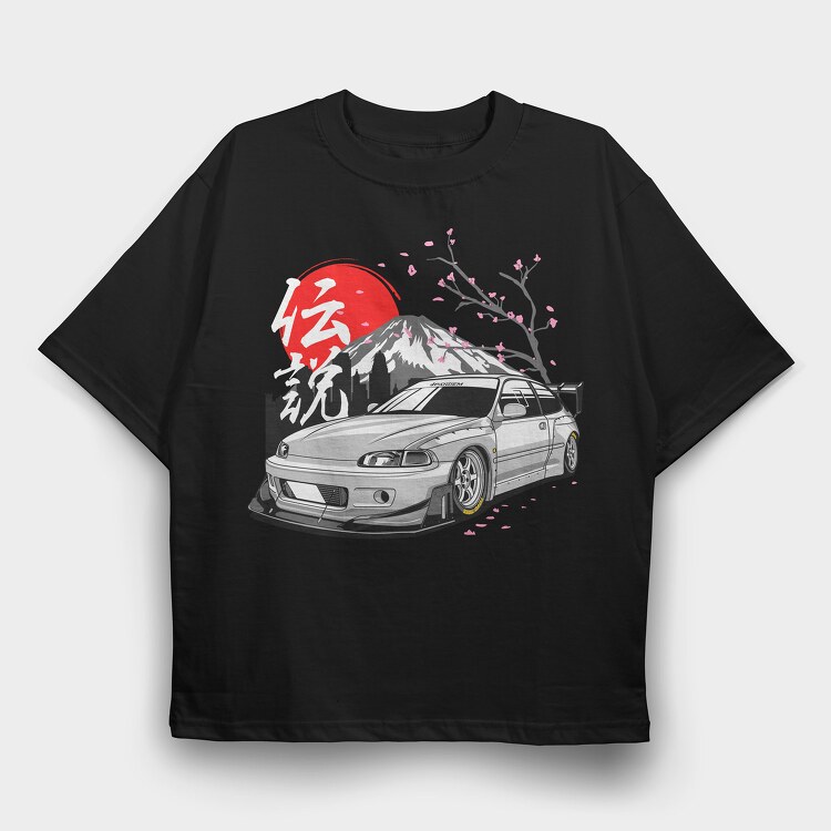 Pandem EG6, Tricou Oversize Barbati (Unisex)