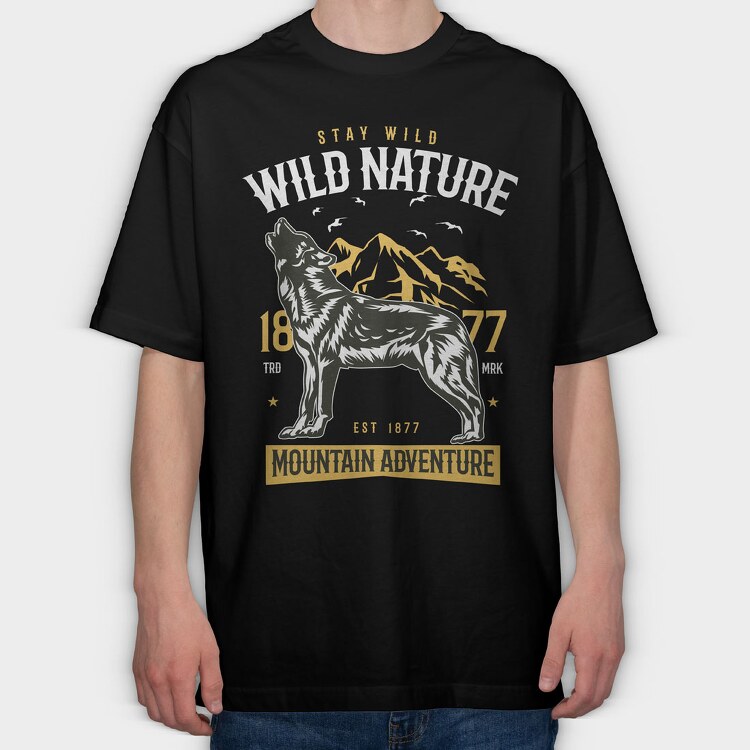 Wild Nature, Tricou Oversize Barbati (Unisex)
