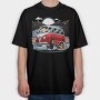 VW Kombi, Tricou Oversize Barbati (Unisex)