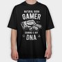 Natural Born Gamer, Tricou Oversize Barbati (Unisex)