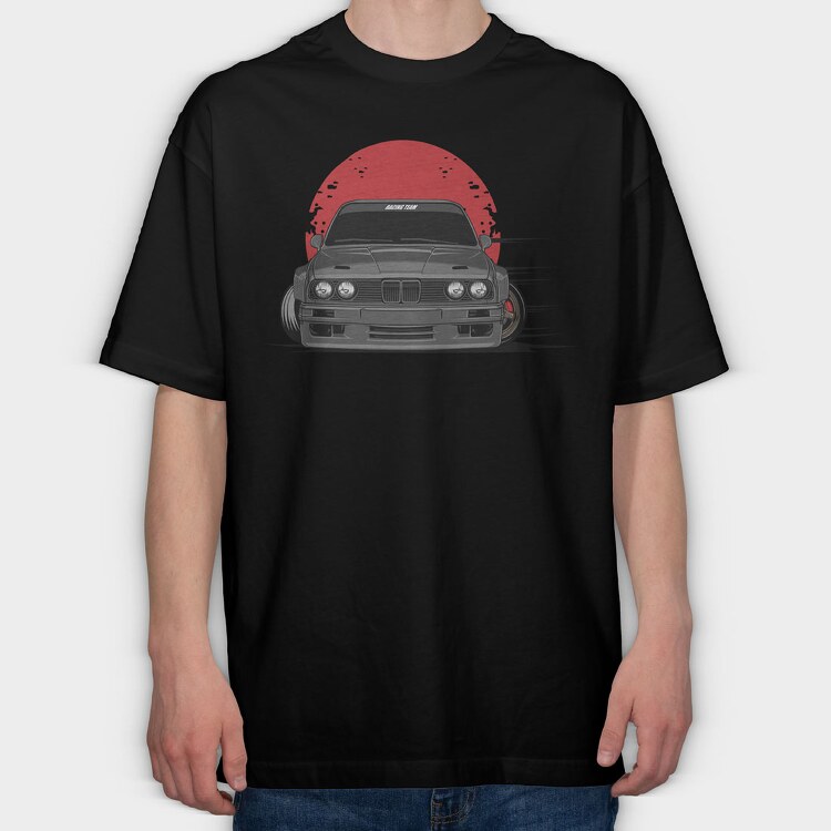 Bmw Drift, Tricou Oversize Barbati (Unisex)