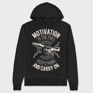 Motivation Is The Fuel, Hanorac Oversize Barbati (Unisex)