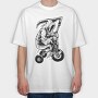 Reaper Bike, Tricou Oversize Barbati (Unisex)