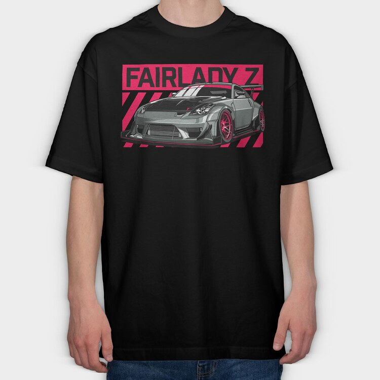 350Z 2, Tricou Oversize Barbati (Unisex)