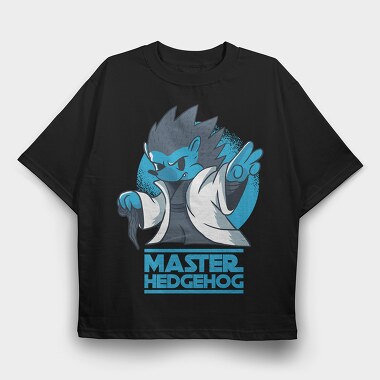 Master Hedgehog, Tricou Oversize Barbati (Unisex)