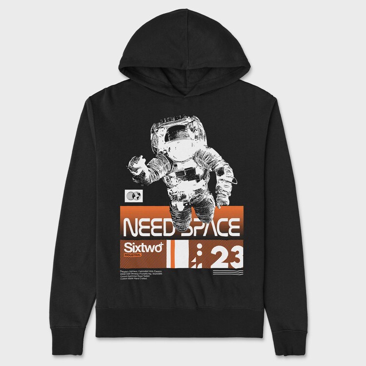 Need Space 2, Hanorac Oversize Barbati (Unisex)