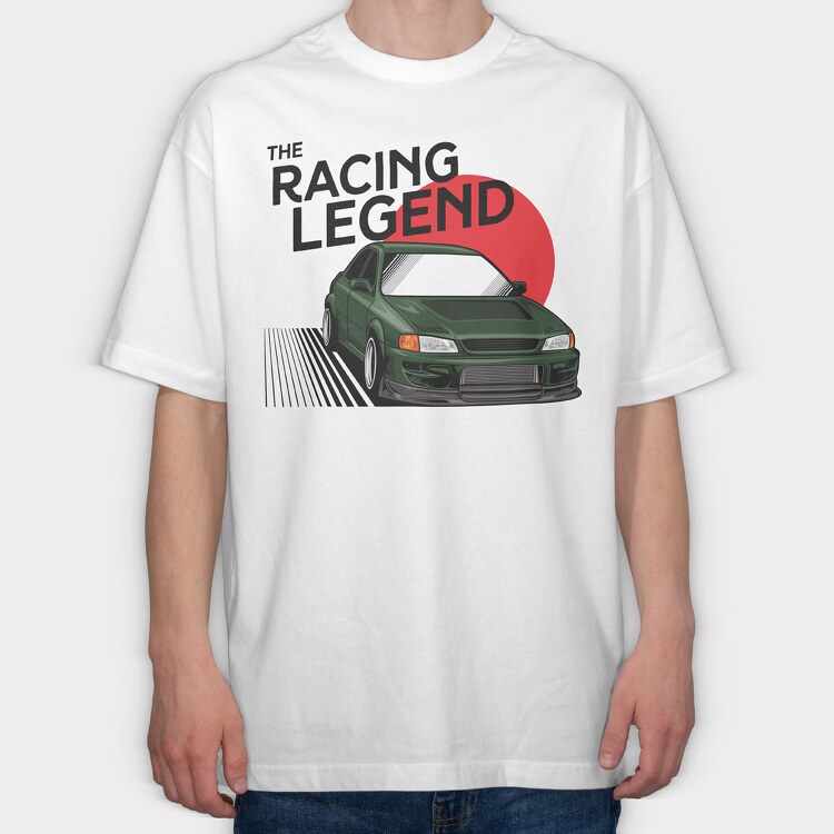 Racing Legend, Tricou Oversize Barbati (Unisex)