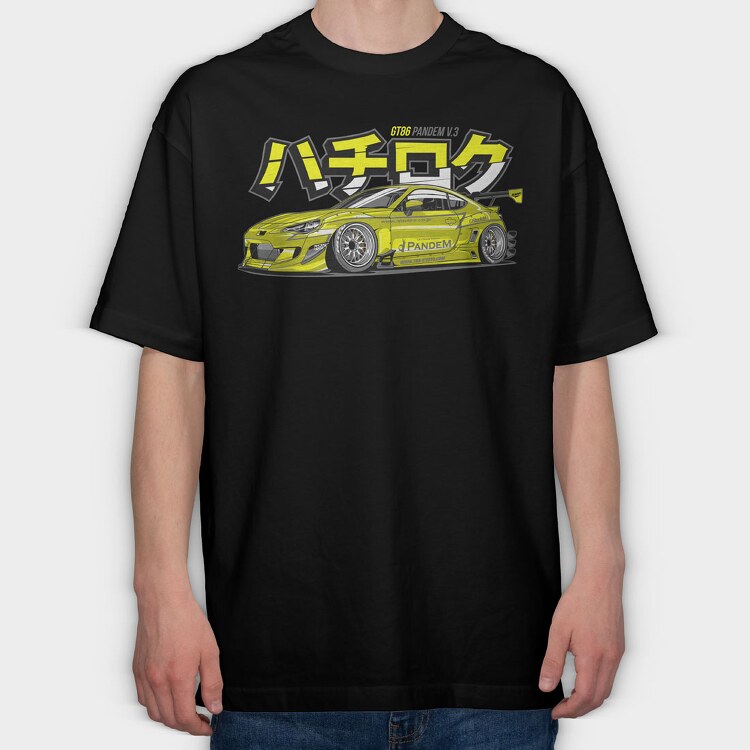 86 pandem v3, Tricou Oversize Barbati (Unisex)