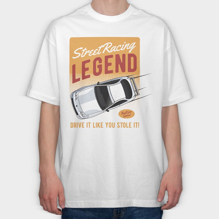 Honda Integra Type R DC2, Tricou Oversize Barbati (Unisex)