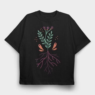 Nature Botanical 16, Tricou Oversize Barbati (Unisex)