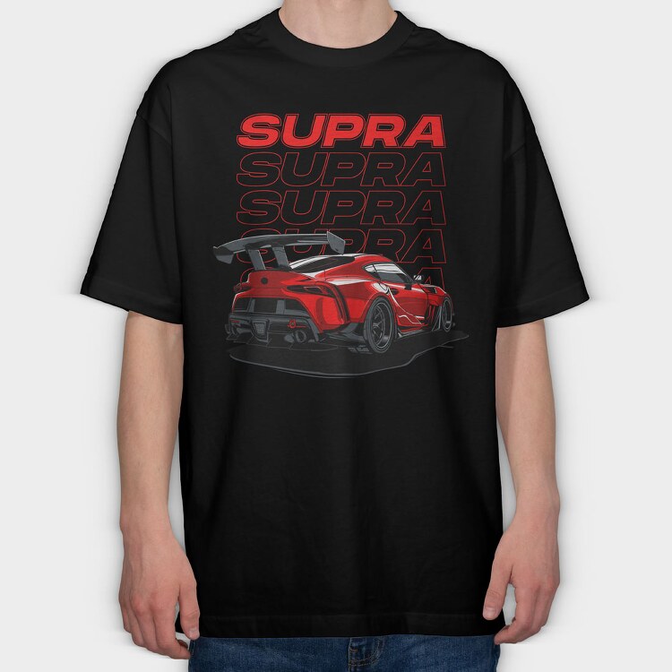 Supra GR Back, Tricou Oversize Barbati (Unisex)