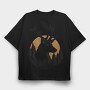 Deer Christmas, Tricou Oversize Barbati (Unisex)