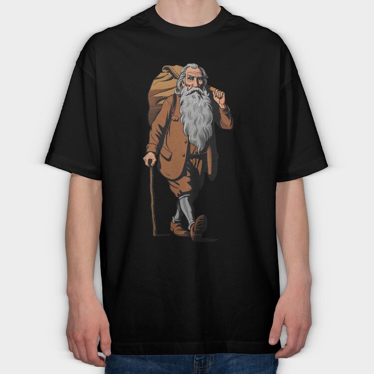 Old Man, Tricou Oversize Barbati (Unisex)