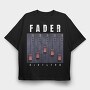 Fader Dictator, Tricou Oversize Barbati (Unisex)