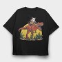 Opossum Trex, Tricou Oversize Barbati (Unisex)