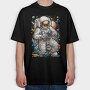 Gamer Astronaut, Tricou Oversize Barbati (Unisex)
