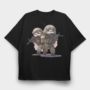 sloths guns, Tricou Oversize Barbati (Unisex)