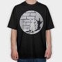 Cat Rock Sign Shadow, Tricou Oversize Barbati (Unisex)