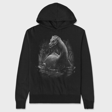 Loch Ness Monster, Hanorac Oversize Barbati (Unisex)