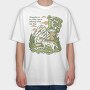 Hiking With My Dog, Tricou Oversize Barbati (Unisex)
