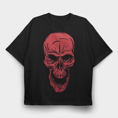 Red Skull, Tricou Oversize Barbati (Unisex)
