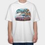 Drift Car, Tricou Oversize Barbati (Unisex)