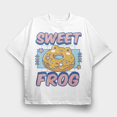 Sweet Frog, Tricou Oversize Barbati (Unisex)