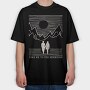 Take Me to the Mountain Monochrome, Tricou Oversize Barbati (Unisex)
