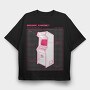 Retro Arcade Cabinet, Tricou Oversize Barbati (Unisex)