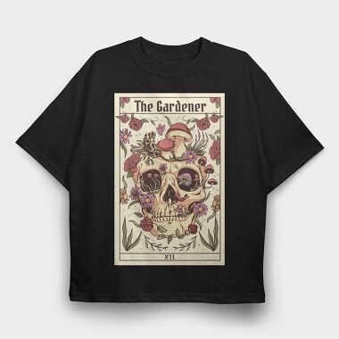 Tarot Card the Gardener, Tricou Oversize Barbati (Unisex)