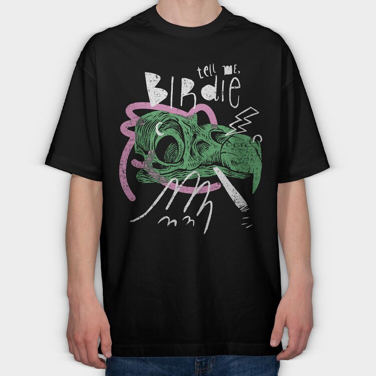 Animal Skulls 1, Tricou Oversize Barbati (Unisex)