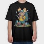 Moose Hiking, Tricou Oversize Barbati (Unisex)