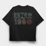 Retro Since, Tricou Oversize Barbati (Unisex)