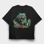 Catzilla 2, Tricou Oversize Barbati (Unisex)