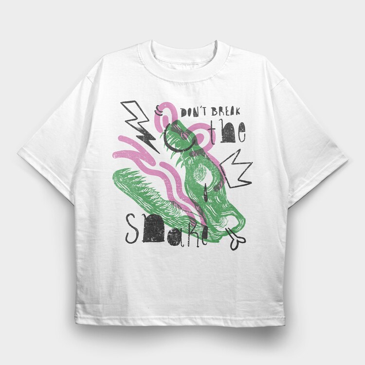 Animal Skulls 8, Tricou Oversize Barbati (Unisex)