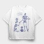 The Best Boy Skeleton, Tricou Oversize Barbati (Unisex)
