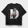 Human Dog Dance, Tricou Oversize Barbati (Unisex)