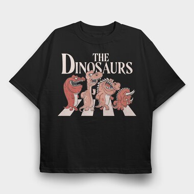 The Dinosaurs, Tricou Oversize Barbati (Unisex)