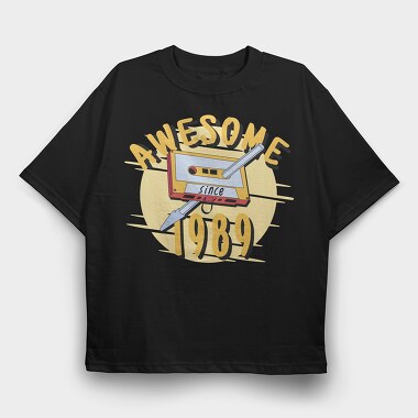 Retro Vintage, Tricou Oversize Barbati (Unisex)