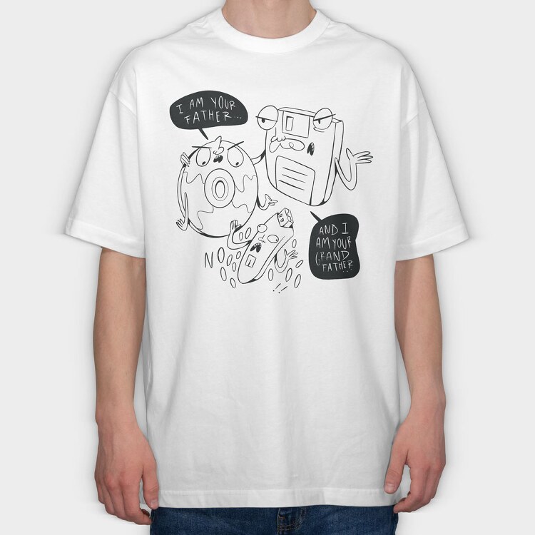 Cd Father, Tricou Oversize Barbati (Unisex)