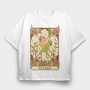 The Lovers Frog Tarot Card, Tricou Oversize Barbati (Unisex)
