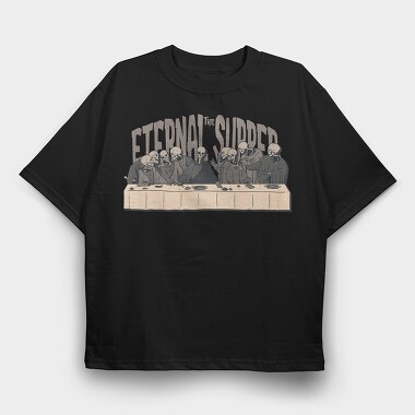Eternal Supper, Tricou Oversize Barbati (Unisex)